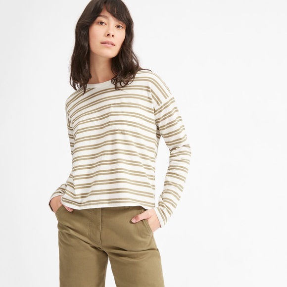 Everlane Long-Sleeve Box-Cut Tee - Picture 4 of 4